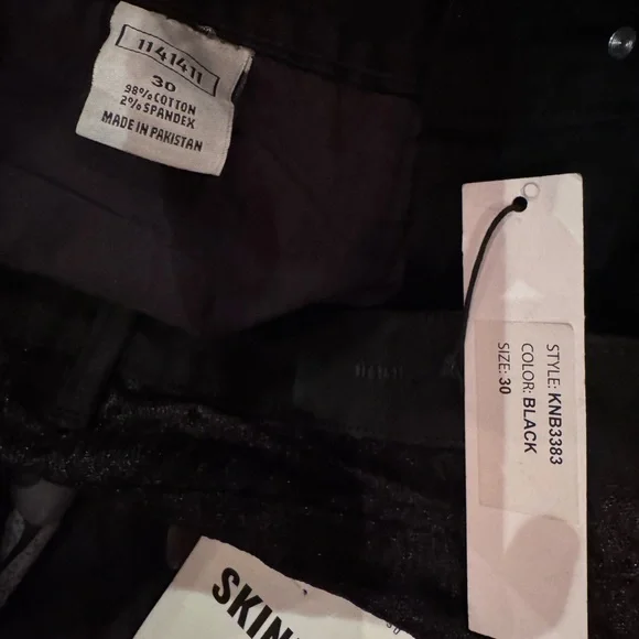 KDNK Black Patterned men’s Jeans / Pants – New With Tags (Streetwear)